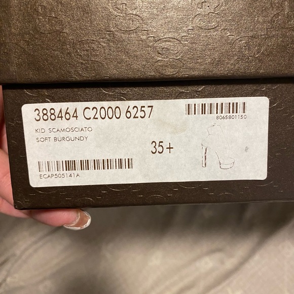 Beautiful, soft burgundy Gucci boots in size 35-1/2 - Picture 4 of 16